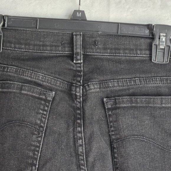 Lee Relaxed Fit at the waist Straight Women's size 16 Black Denim Jeans - Picture 7 of 10